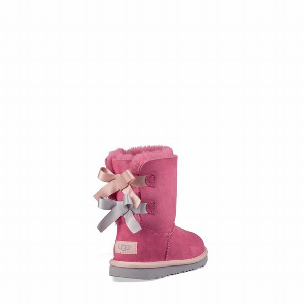 Pink UGG Bailey Bow Ii Boots For Girl | UK 00955